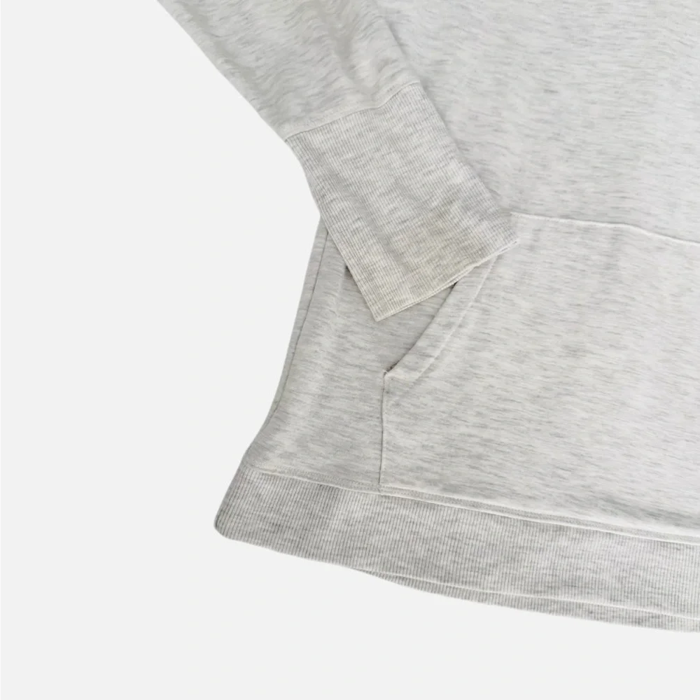 All in motion girls XL Gray Long Sleeve Top Thumbholes Pocket - Picture 8 of 11